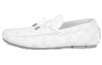LOUIS VUITTON Driver Casual Shoes Men's White