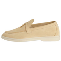 Loro Piana Summer Charms Walk Loafers Women's Yellow