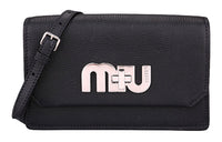 MIU MIU Cow Leather Shoulder Bag, Crossbody Bag Women's Black