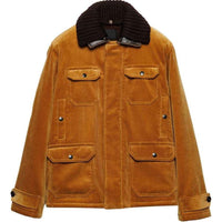 PRADA Long Sleeved Corduroy Shirt Jacket