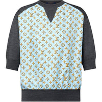 LOUIS VUITTON 3D Monogram Insert Knit Top