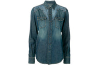 SAINT LAURENT Shirts Women's Dark Blue