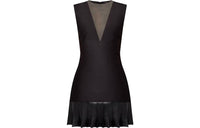 LOUIS VUITTON Fin Flounce Mikado Dress