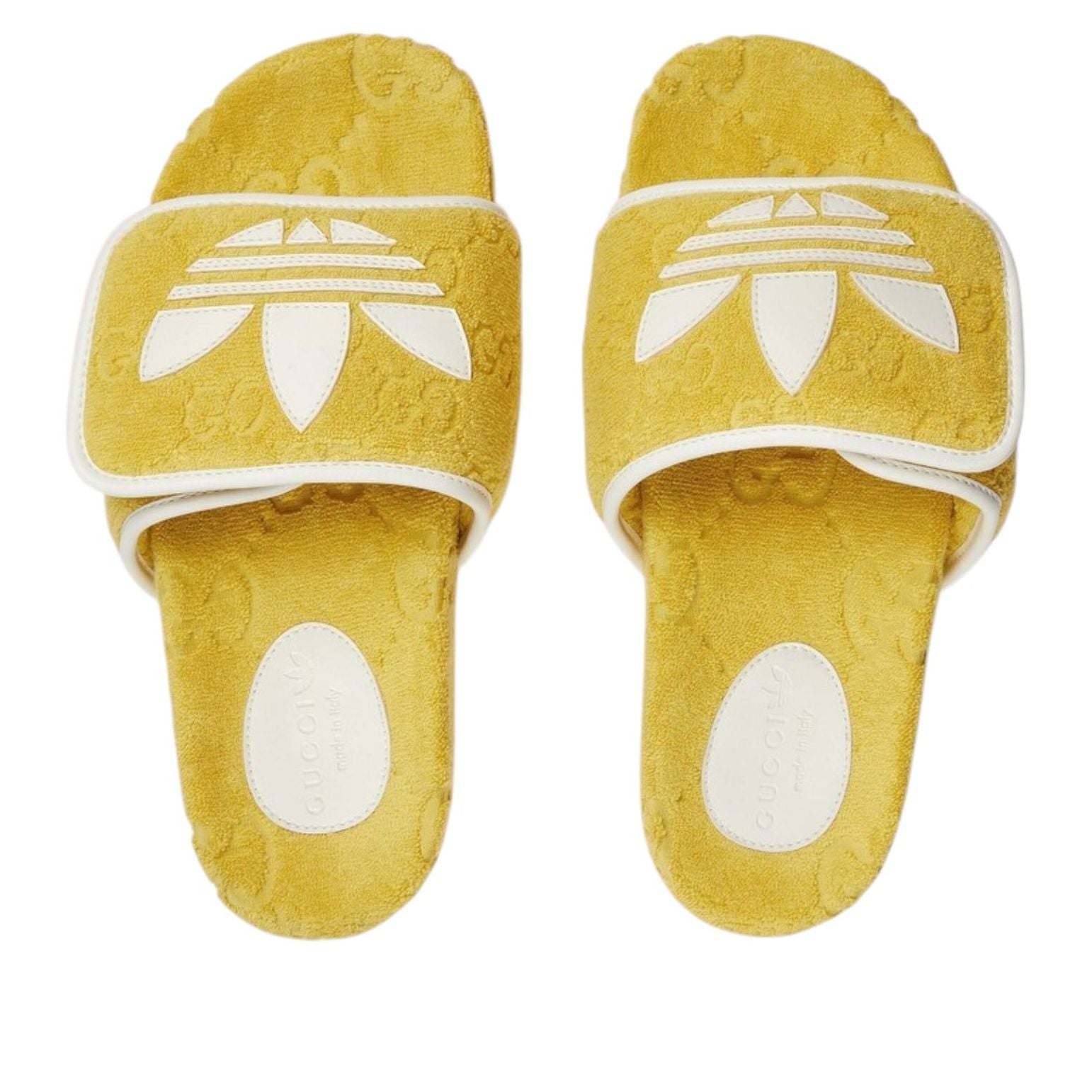 (WMNS) adidas x Gucci GG Platform Sandal 'Yellow' 702398UU0107171