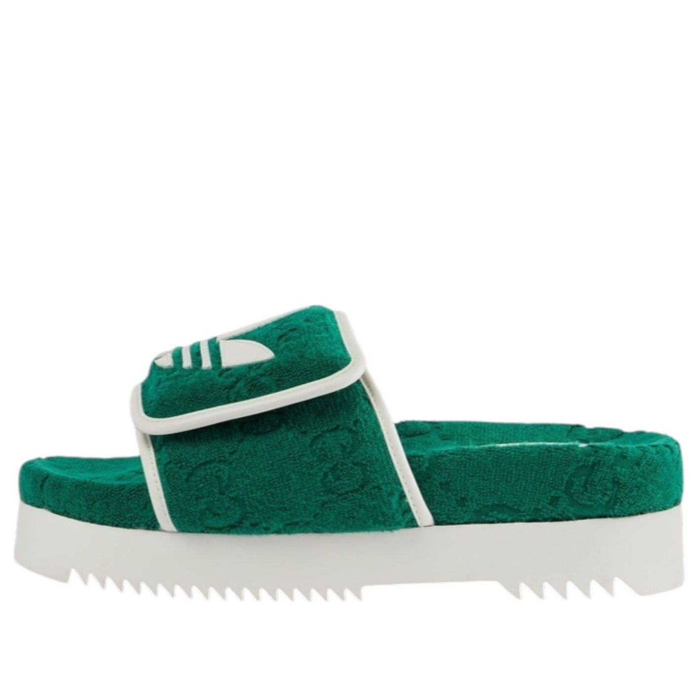 (WMNS) adidas x Gucci GG Platform Sandal 'Green' 702398-UU010-3171