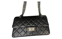 CHANEL Cow Leather Shoulder Bag Crossbody Bag Mini Women's Black