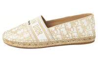 DIOR Granville Casual Single Shoes Women's Beige Yellow
