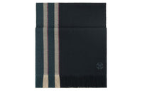 HERMES Knit Scarves Men's Dark Blue