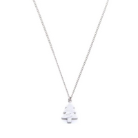 CHANEL Pre-Owned 2003 CC Christmas Tree Pendant Necklace