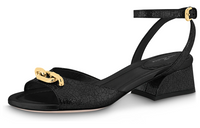 LOUIS VUITTON Strap Sandals Women's Black