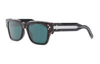 DIOR Acetate Irregular Shape Sunglasses Men's Tortoiseshell