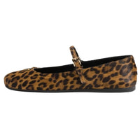 PRADA Flat Mary Jane Shoes Women's Brown