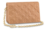 LOUIS VUITTON Pochette Coussin Camel