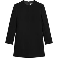 CELINE Mini Trapeze Dress In Double Faced Wool Crepe