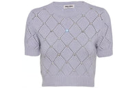 MIU MIU SS23 Sweater Women's Purple