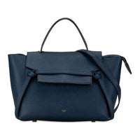 CELINE Calfskin Crossbody Bag Mini Unisex Blue