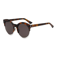 DIOR Browline Sunglasses Women's Tortoiseshell