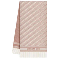 DIOR Cashmere Knit Scarves Women's Beige