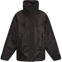 PRADA Patterned Jacquard High Neck Padded Jacket