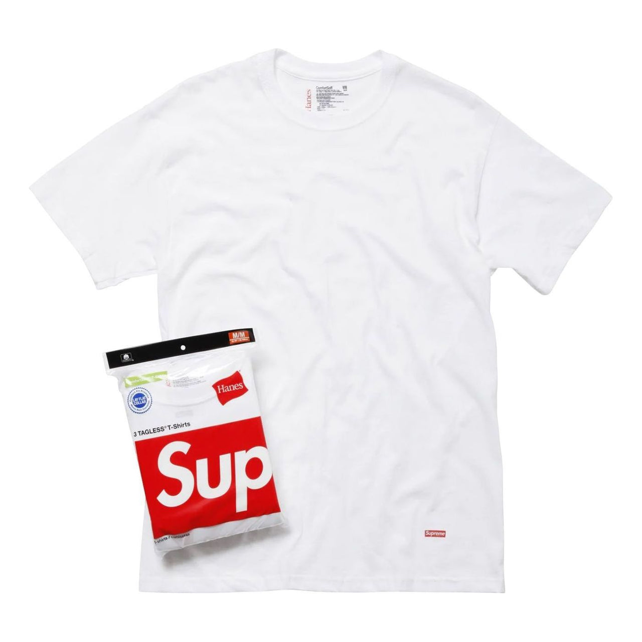 Supreme Hanes Tagless T-Shirt 3 Pack 'White' SUP-FW24-034-W