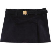 MIU MIU Casual Short Skirts Women's Marine Blue