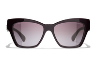 CHANEL Sunglasses Unisex Bordeaux Color