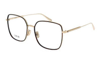 DIOR Metal Acetate Butterfly Eyeglass Frames Unisex Gold