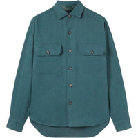 Loro Piana FW24 Shirt Men's Deep Sea Green