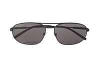 SAINT LAURENT Metal Aviator Sunglasses Women's Black