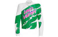LOUIS VUITTON Graphic Leather Biker Blouson