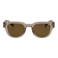 SAINT LAURENT Plastic Oval Sunglasses Unisex Brown