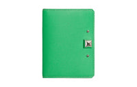 HERMES Madame Calfskin Wallets Card Holders Women's 0Z Vert Comics Comic Green