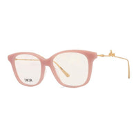DIOR Acetate Square Eyeglass Frames Women's Pink