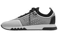 HERMES Addict Low-Top Casual Shoes Men's Gray Black