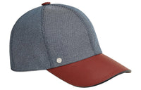 HERMES Cotton Baseball Caps Women's Red