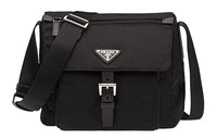 PRADA Nylon Messenger Bag Shoulder Bag Crossbody Bag Small Size Men's Black