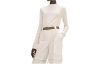 HERMES Sweater Women's Gray White