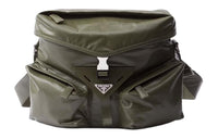 PRADA Leather Crossbody Bag, Shoulder Bag Men's Green