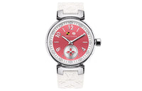 LOUIS VUITTON Wrist Watch Quartz Movement Rubber Strap 28mm Pink Watch Dial Women's Watch