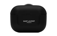 SAINT LAURENT PARIS Smooth Leather Earphone Case Men's Black