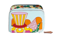 HERMES Silk'In Swift Calfskin Coin Purse Women's Dusty Blue/Mist Blue