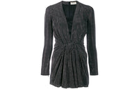 SAINT LAURENT Long-Sleeved Dresses Women's Black