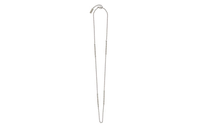 SAINT LAURENT Brass Metal Necklaces Men's Silver
