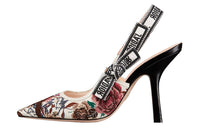 DIOR J'Adior Slim Heel High Heels Women's White Black Pink