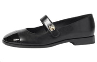 CHANEL Mary Jane Shoes 2cm Women's Black