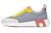 HERMES Bouncing Low-Top Athletic Shoes Women's Storm Gray Color