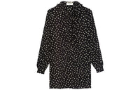 SAINT LAURENT Long-Sleeved Dresses Women's Black
