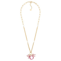 DIOR Metal, Resin, Artificial Pearls Necklaces Women's Gold