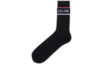 CELINE SS23 Knee-High Socks Men's 1 Pack Black