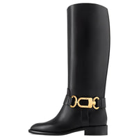 LOUIS VUITTON Westside Knee-high Boots Women's Black